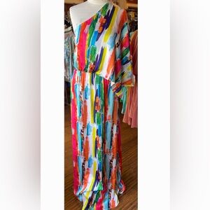 Sunset on the beach maxi dress